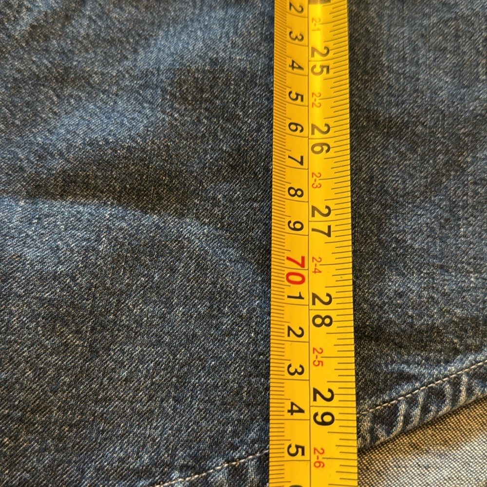 Eddie Bauer Dark Blue Denim Button-Down Shirt - Picture 6 of 7